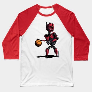 Basketball Bot Baseball T-Shirt
